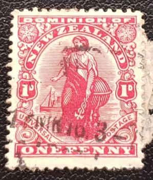 New Zealand 1 Penny Used