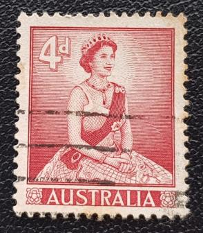 Australia Q E 2 4 Penny Used