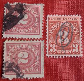 Us Postage Due Stamps Used