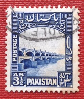 Pakistan 31/2 As Definitive, Used