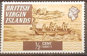 Bbritish Virgin Islands 1/2 Cents M H