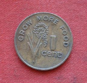 Fiji 1cent 1980 FAO Issue