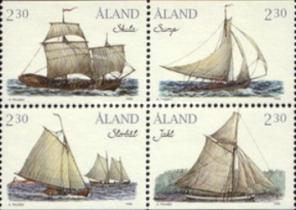 Aland - 1995 Sailing Ships, 4v MNH Complete Set