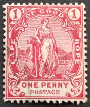 Cape of Good Hope 1893 One Penny, Used