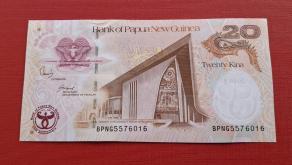 Papua New Guinea 20 Kina 2008 UNC Commemorative