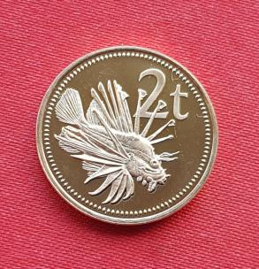 Proof Coin : Papua New Guinea 2 T 1975