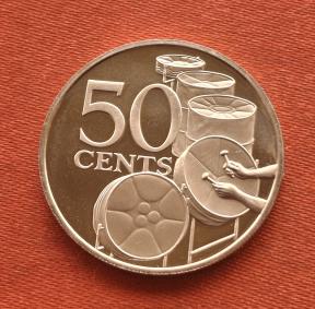 Proof Coin: Trinidad and Tobago 50 Cents 1979