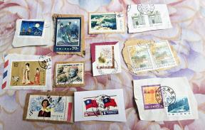 Used Stamps on Paper - Lot 4