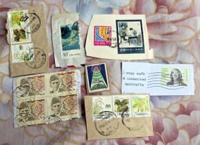 Used Stamps on Paper - Lot 5