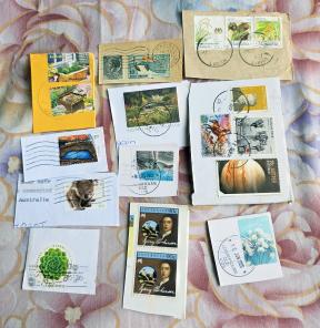 Used Stamps on Paper - Lot 7