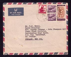 India 1973 Cover Address To Englanbd, UK