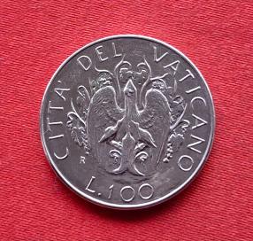Vatican City 100 Lire - John Paul II 1989, Commemorative Issue