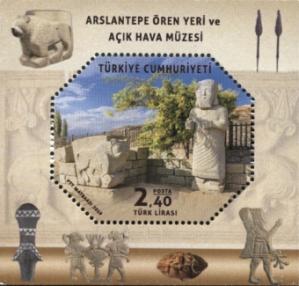 Turkey - 2019 Arslantepe Archeological Site and Open-Air Museum, MNH Odd Shaped Souvenir Sheet