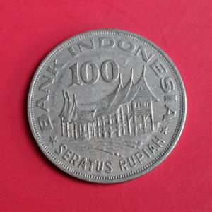 Indonesia 100 Rupiah (Forestry For Prosperity) 1978 - Copper-Nickel Coin - Dia 28.5 mm