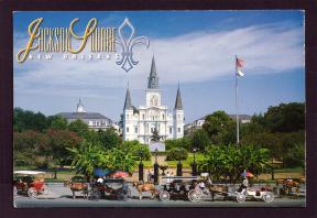 USA 2004 Picture Post Card - Jackson Square Address To Switzerland - Special Olympics Stamps Used