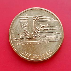 Australia 1 Dollar - 2021 The Great Aussie Coin Hunt 2 - Letter H - Home and Away, Aluminium-Bronze Coin, Dia 25 mm