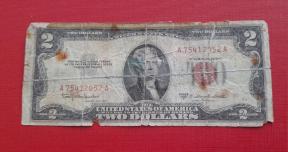 USA 2 Dollars 1953 Read Seal, Good Condition